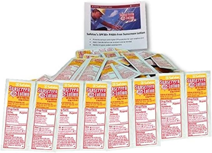 Extra Sunscreen packet